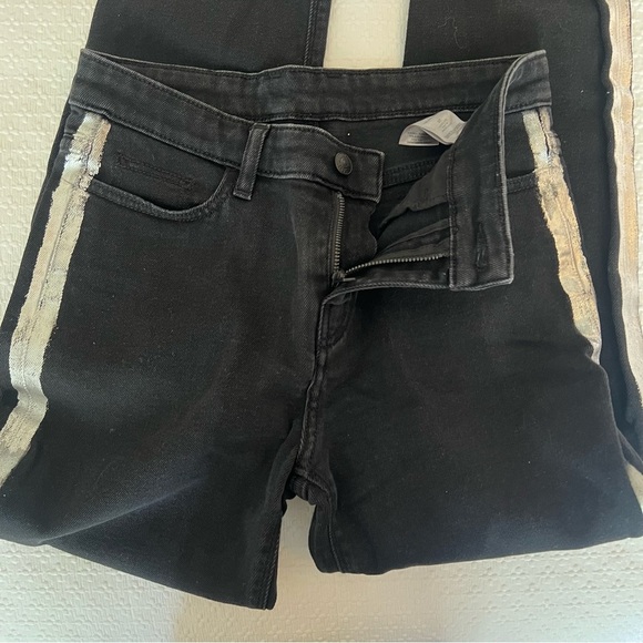 Zadig & Voltaire Deana straight mid-rise stretch-denim jeans- Size 25; Like New - Picture 6 of 12